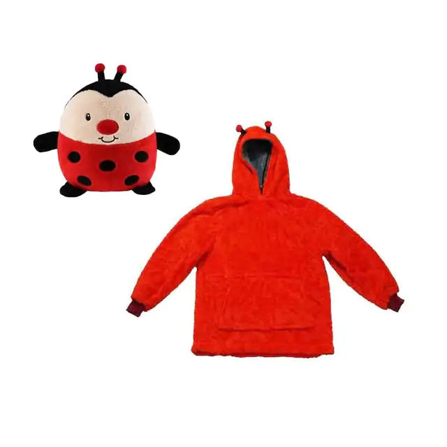 Kids Blanket Hoodie Soft Plush Pet