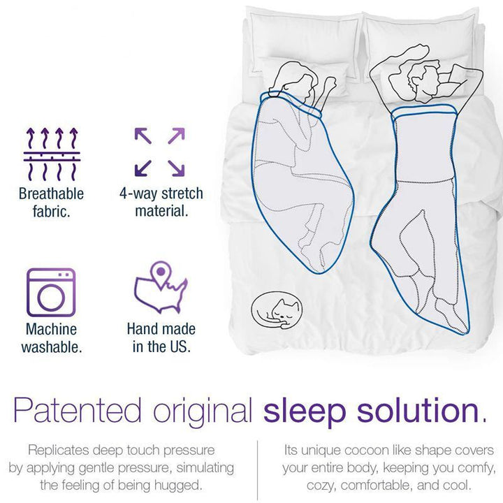 Sleep Pod -The Original Machine Washable Wearable Sensory Blanket