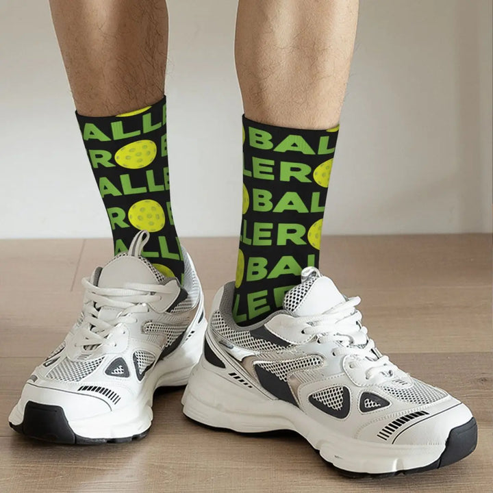 Funny Unisex Pickle Baller Socks