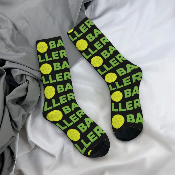 Funny Unisex Pickle Baller Socks