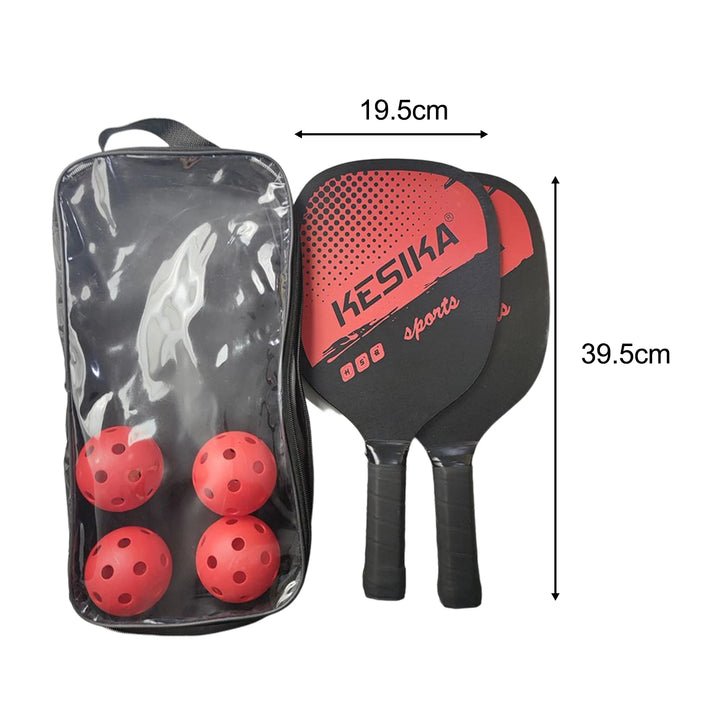 Paddle Pro Wood Set: Pickleball Perfection