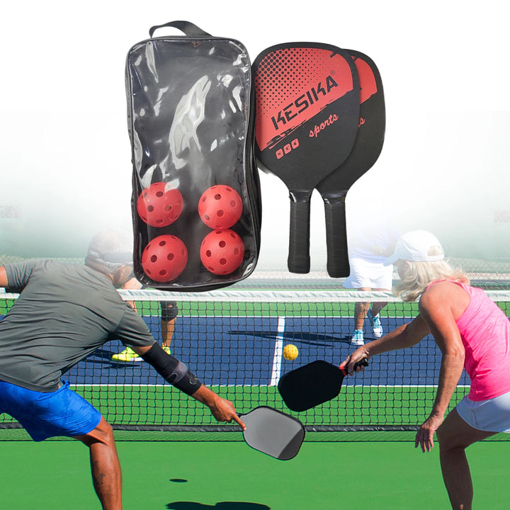 Paddle Pro Wood Set: Pickleball Perfection