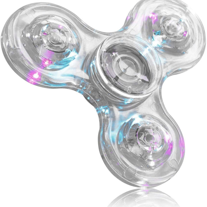 Luminous LED Light Fidget Spinner Hand Top Spinners Glow In Dark Light EDC Figet Spiner Finger Stress Relief Toys