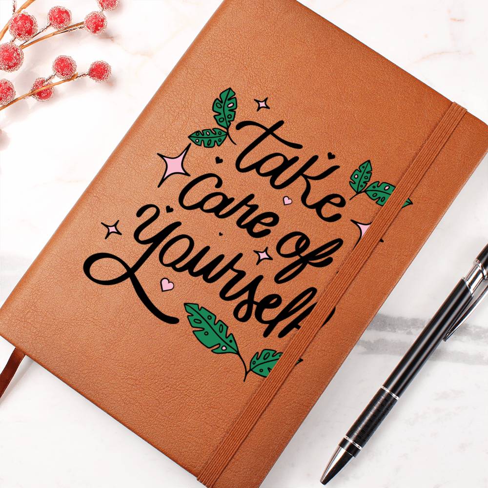 Self Care Leather Journal