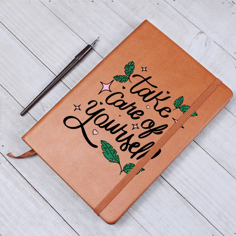 Self Care Leather Journal