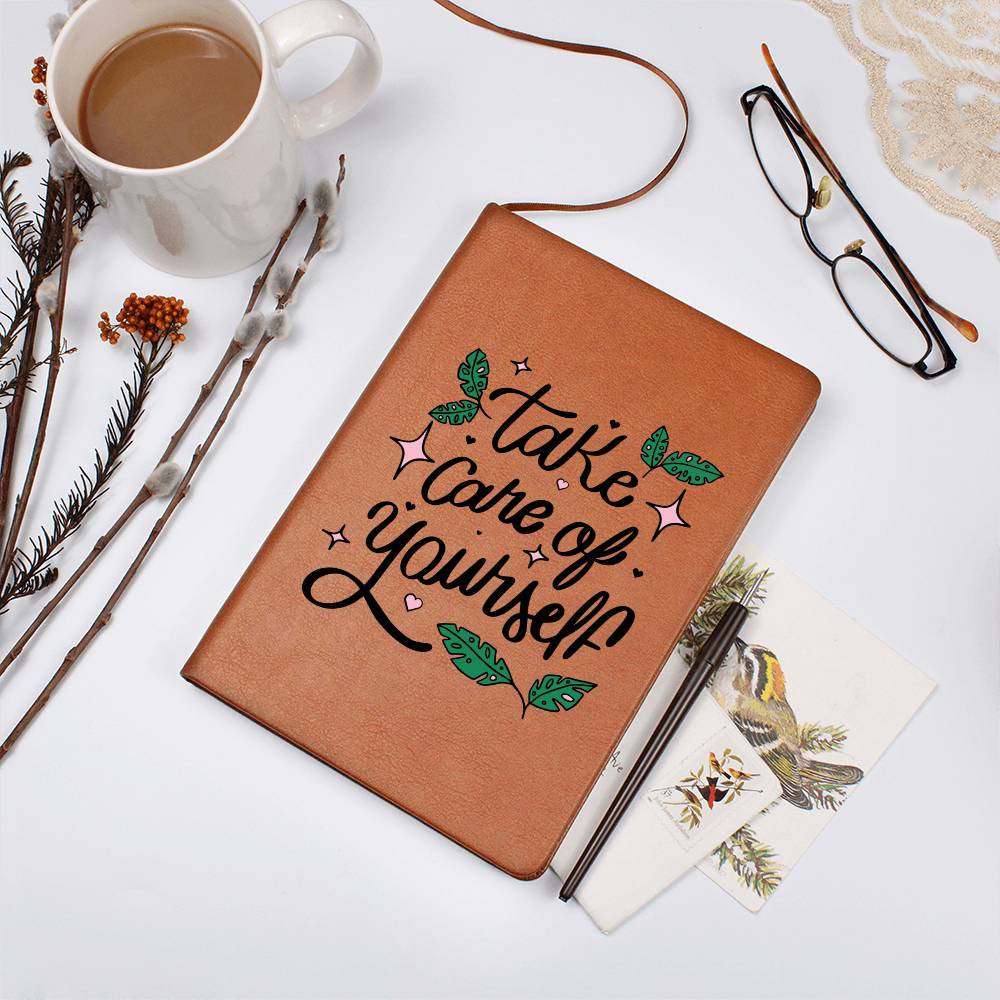 Self Care Leather Journal