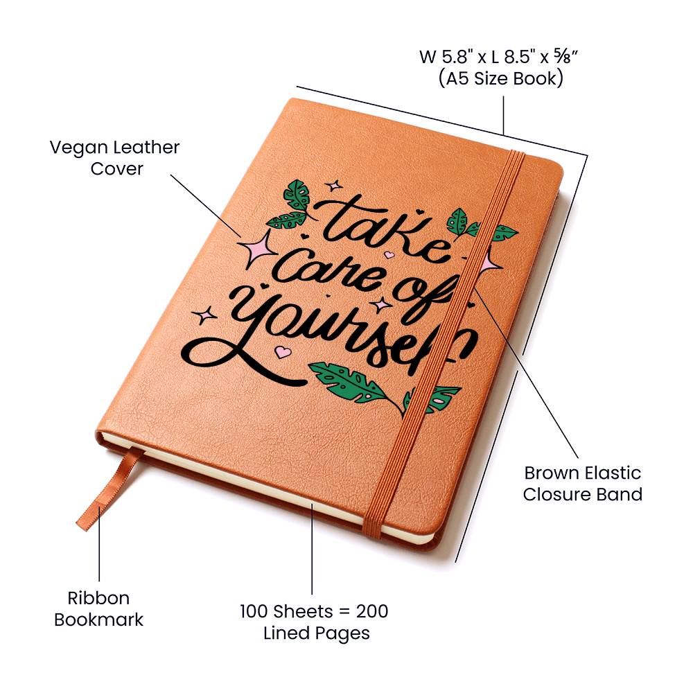 Self Care Leather Journal