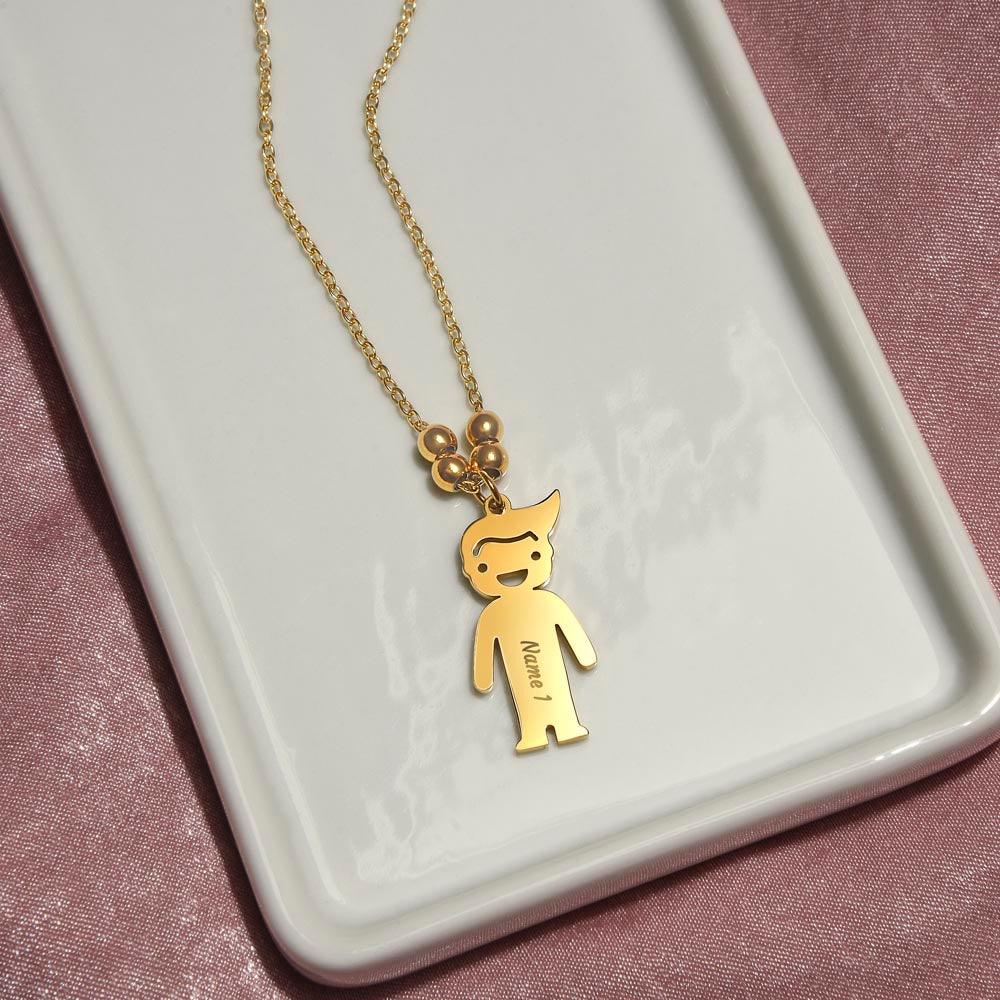 Personalized Kid Charm Necklace