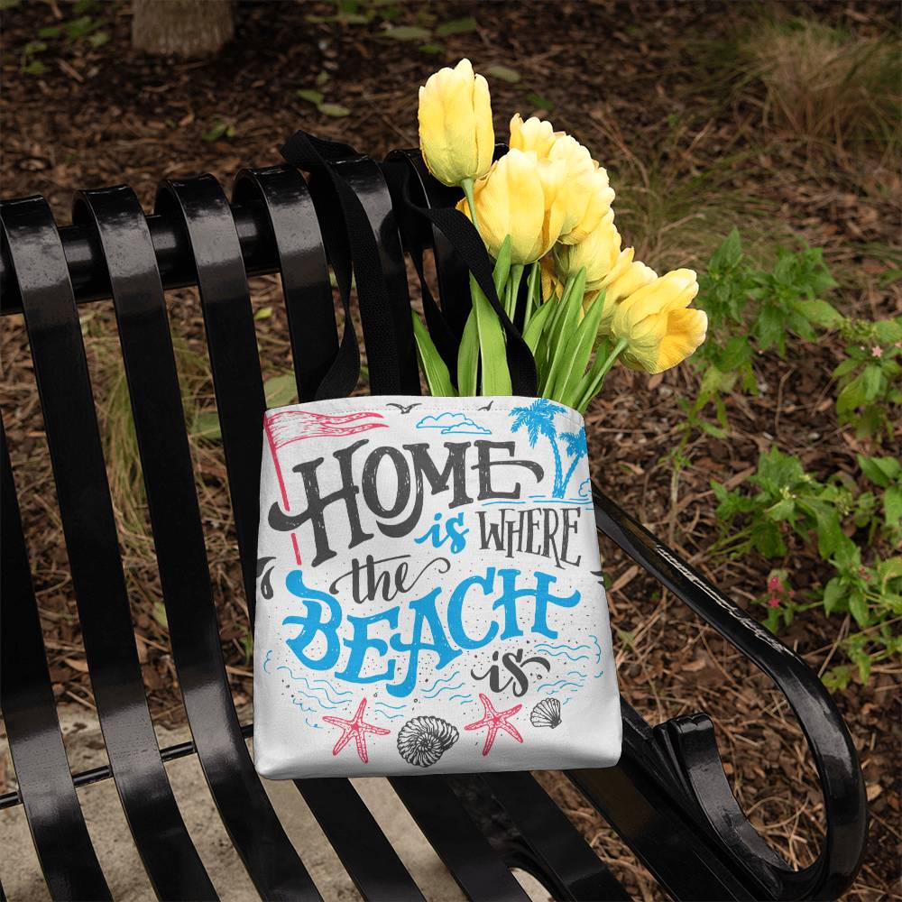 Home Is The Beach Tote Bag