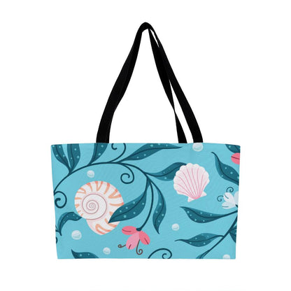 Blue Seashell Tote Bag