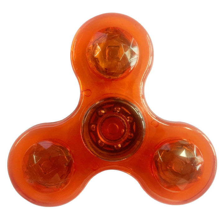 Luminous LED Light Fidget Spinner Hand Top Spinners Glow In Dark Light EDC Figet Spiner Finger Stress Relief Toys