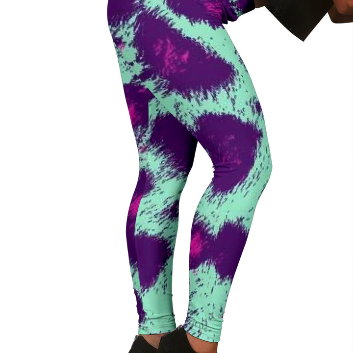 Bright Abstract Fashion Leggings