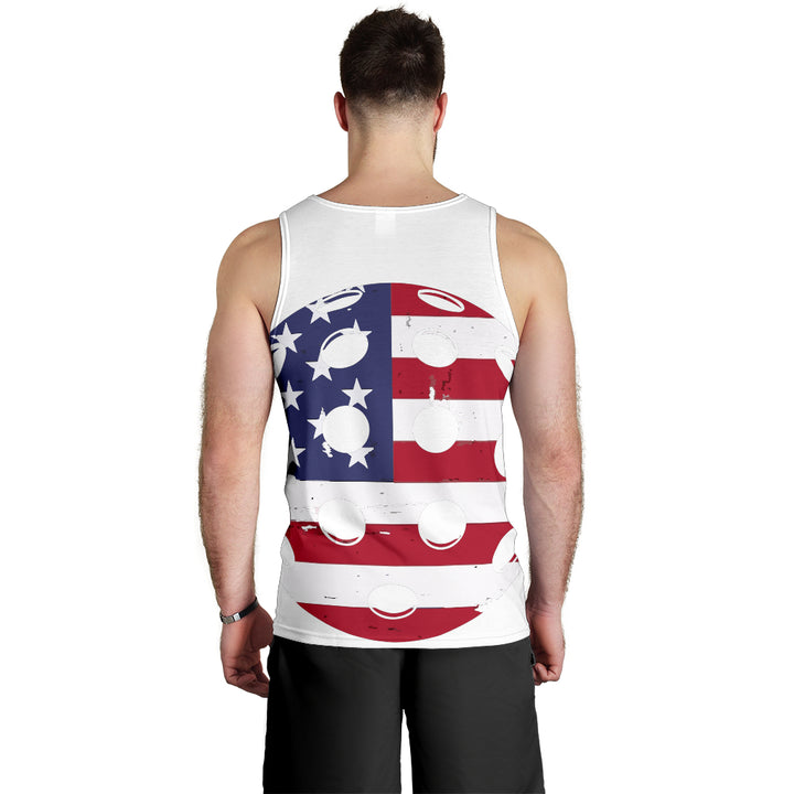 Men's Patriotic Pickleball Tank