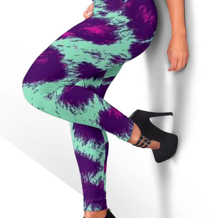 Bright Abstract Fashion Leggings