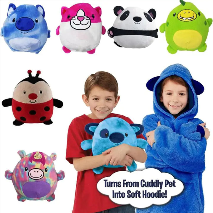 Kids Blanket Hoodie Soft Plush Pet